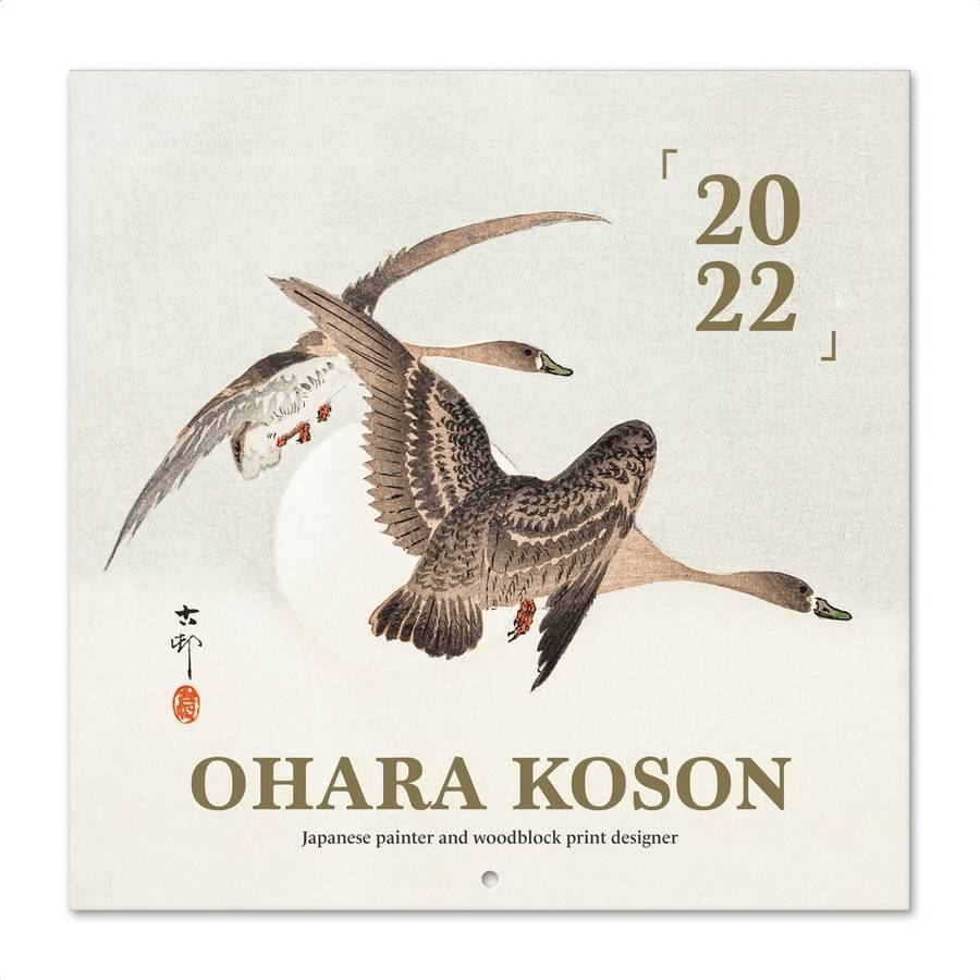 Calendario ERIK EDITORES 2022 30X30 Ohara Koson