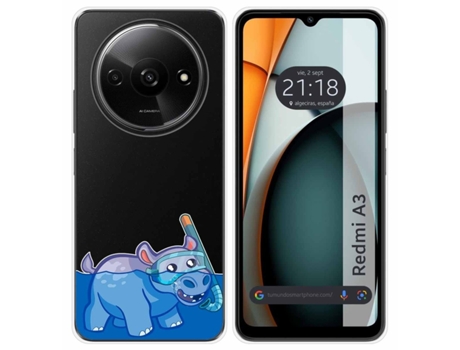 Funda para Xiaomi Redmi A3 TUMUNDOSMARTPHONE Silicona Multicolor