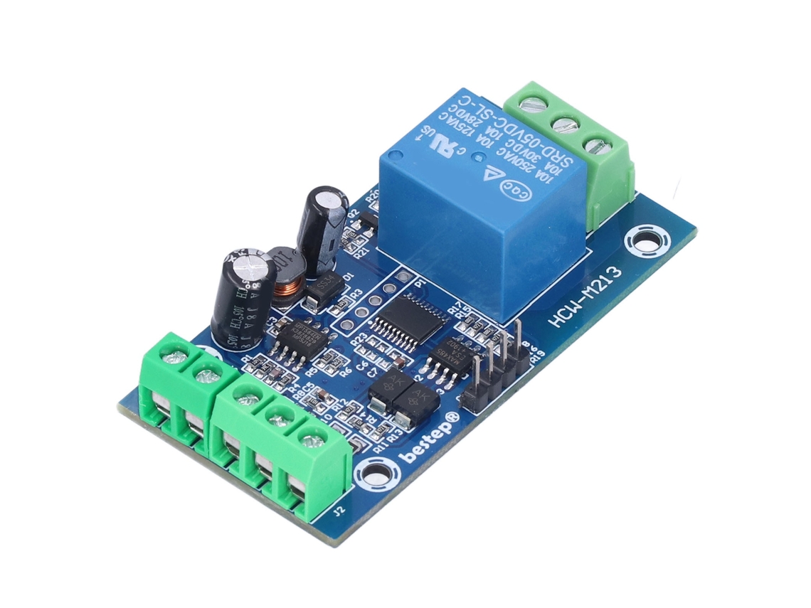 Módulo Relé 1 Canal Com Placa De Controle Rs485 Ttl Entrada Saída Dc7-24v Para Rtu