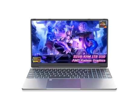 NINKEAR A15 Plus Laptop AMD Ryzen7 5700U 15,6 pulgadas FHD IPS 32GB1TB SSD Teclado retroiluminado Desbloqueo de huellas dactilares Windows 11