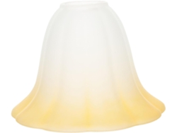 Cristal ámbar de Ø18 cm, para plafones y apliques de pared, cristal pintado de color, accesorio de iluminación.