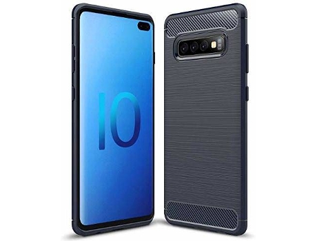 Carcasa Samsung Galaxy S10+ Multi4you Gel TPU Carbono Negro