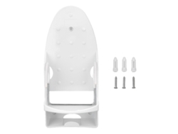 Soporte De Pared 2 En 1 Resistente Al Calor Para Plancha Eléctrica Con Gancho Para Tabla De Planchar - Blanco
