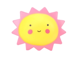 MEOIRUERY Lámpara Decorativa LED Portátil con Forma de Sol para Habitación Infantil, Luz Cálida
