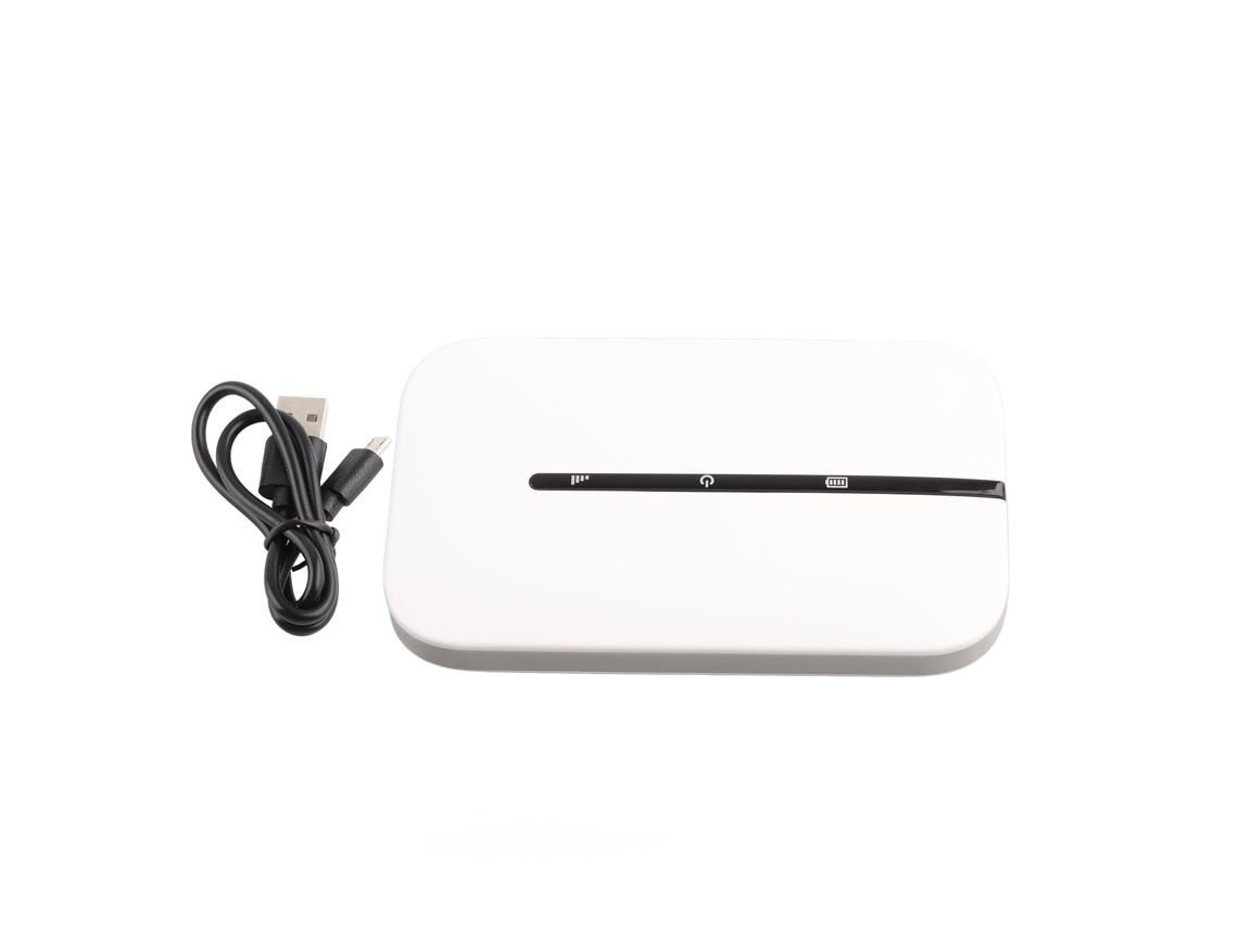 Router wifi 4G LTE Baoj-2026 con ranura para tarjeta SIM, 2,4 GHz, batería, hasta 10 usuarios para teléfono, PC y tableta.