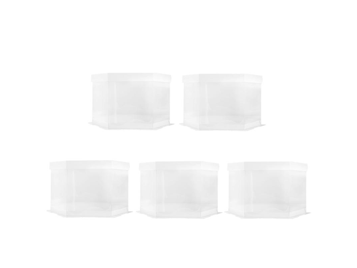 5 Piezas Caja De Pastel De Cumpleaños