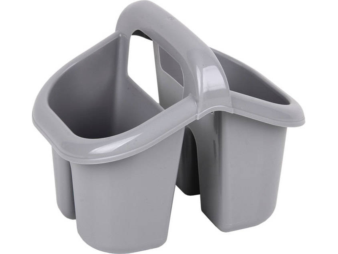 Escurrecubiertos Con Asa Gris 19.5X15.5X16Cm Venta Unitaria