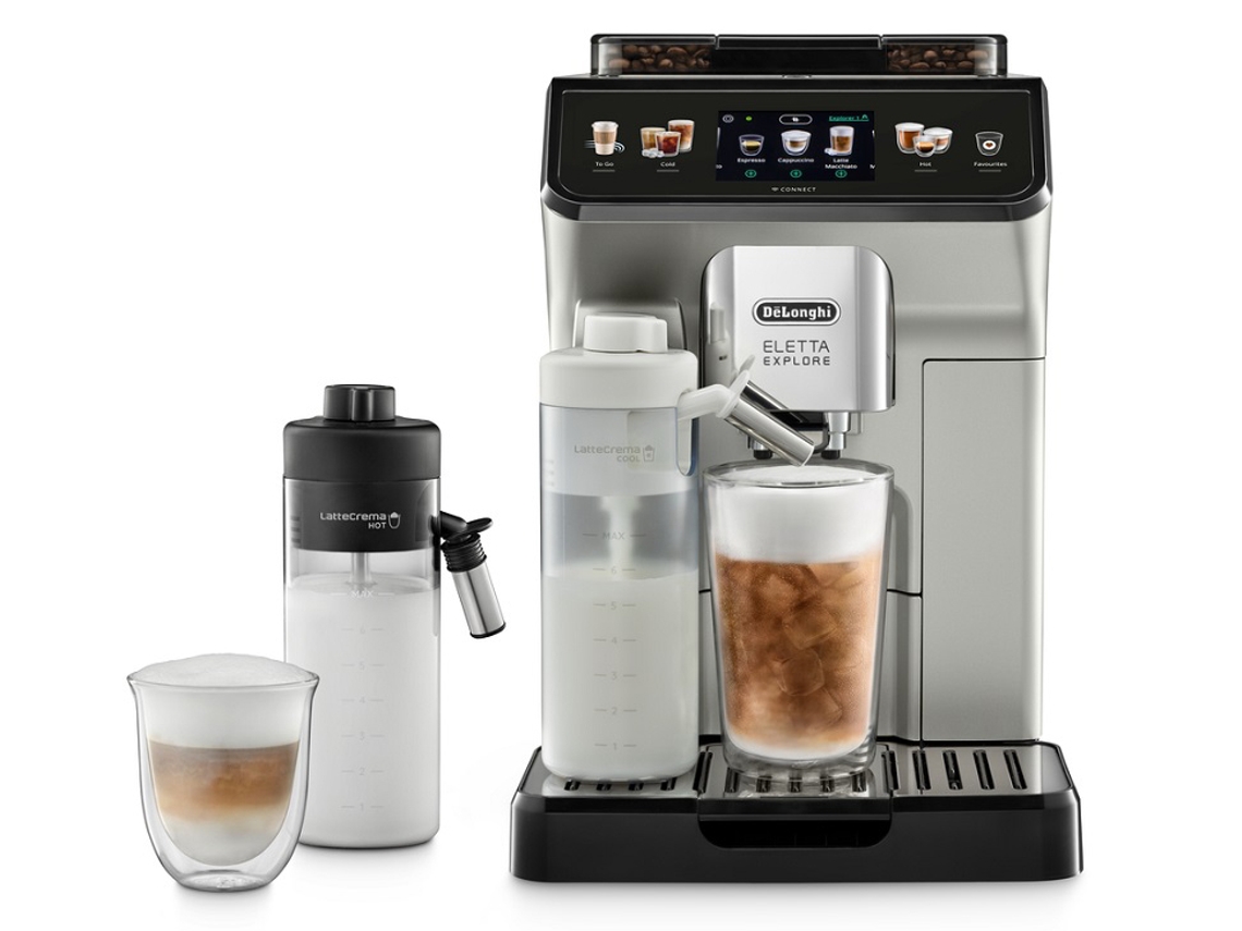 Cafetera Expreso Automático DELONGHI ECAM450.65.S ELET (19 bar - 13 Niveles de Molienda)