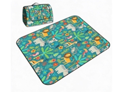 Manta De Picnic De 200 X 200 Cm, Impermeable, Resistente A La Arena, Portátil Y Lavable. Digitallab