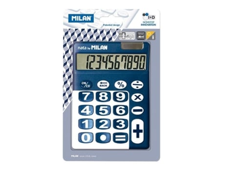 Calculadora Media Azul MILAN 10 Dígitos