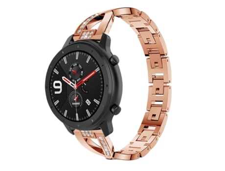 Correa Pulsera Acero Luxury para Garmin Venu 2 Plus Rosa Dorado