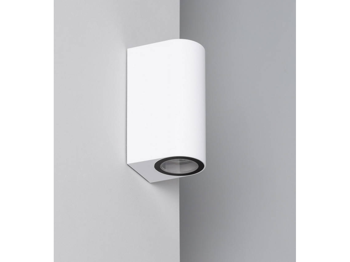 Aplique de Pared LEDKIA Doble Cara (Blanco - PC, ABS - 15.3x6.8x8.8 cm)