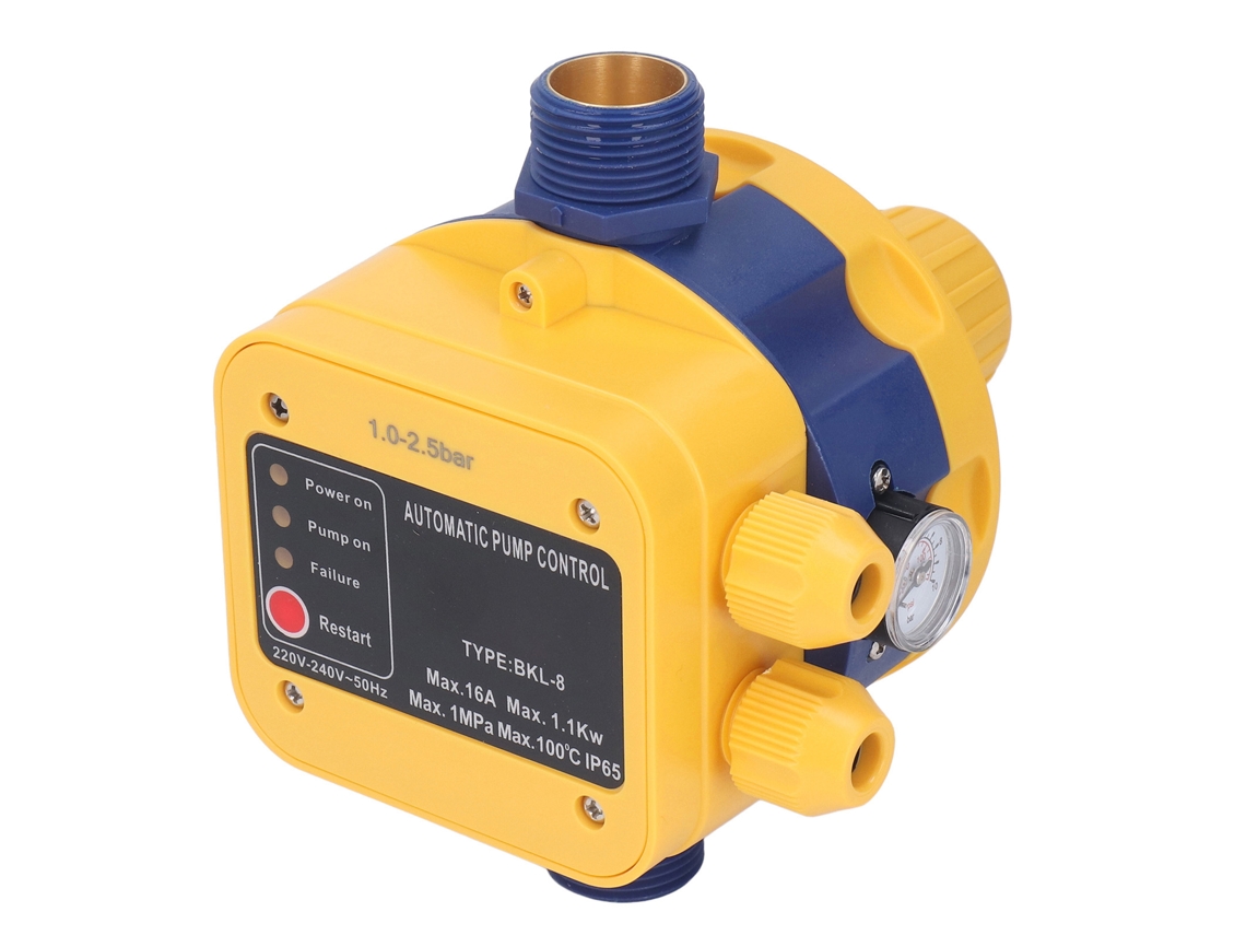 Bomba de aire portátil para neumáticos de coche de 12 V (inflado, luz LED)
