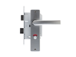 Tiradores de Puerta con Cerradura Cerraduras WC Completas en Aluminio Gris By WOVAR Sets