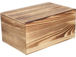 Sencilla Caja De Madera Para Guardar Té, Joyas Delicadas Y Pendientes - Elegante Caja De Regalo