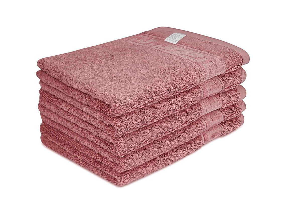 Toallas De Mano De Algodón Premium, Ultrasuaves Y Altamente Absorbentes, 34x74 Cm, 5 Unidades