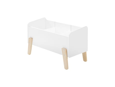 Vipack Caja de juguetes infantil Blanco PETITS-MEUBLES