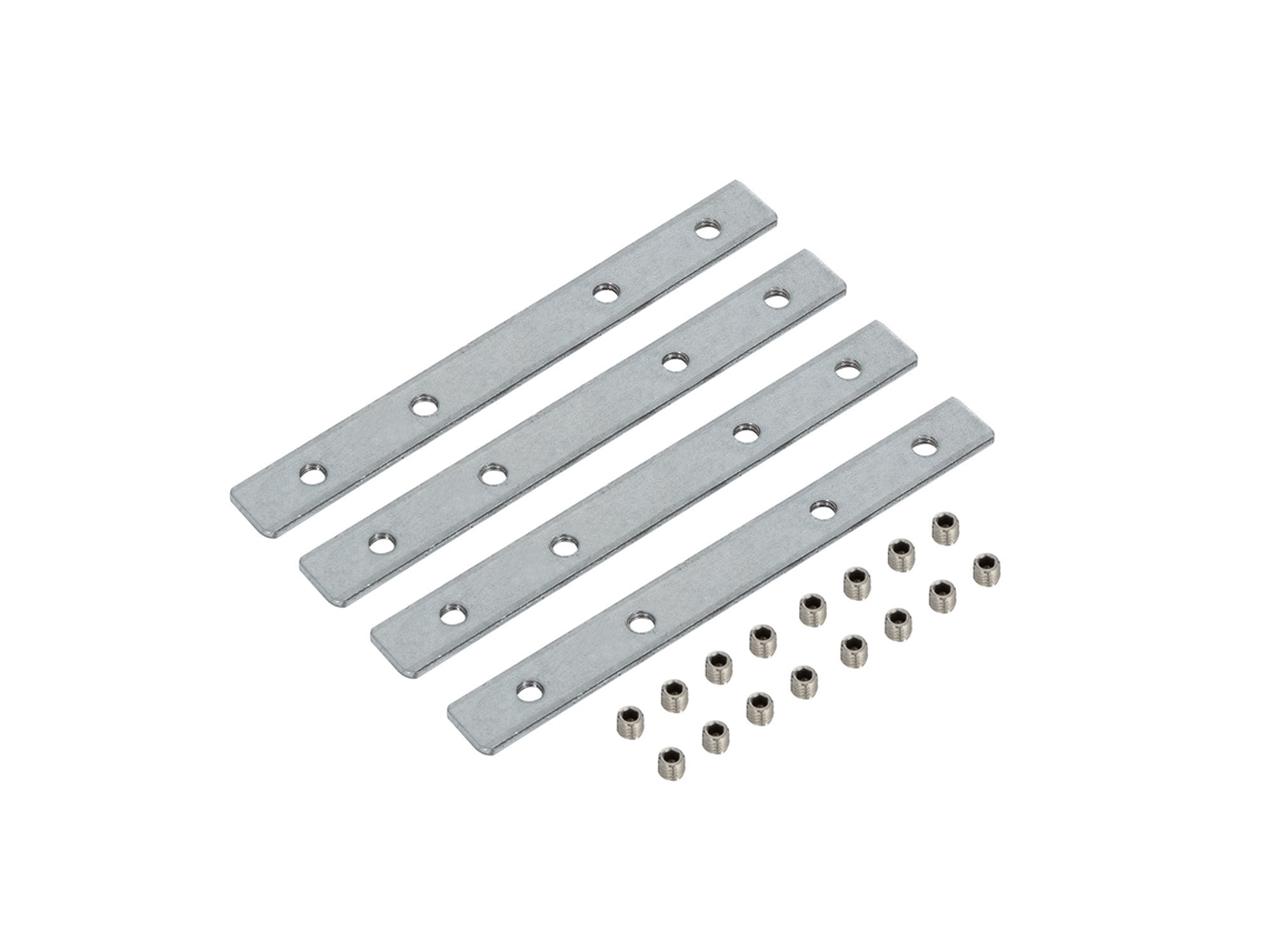 Unión Recta para Barra Lineal LEDKIA Silver Timmy