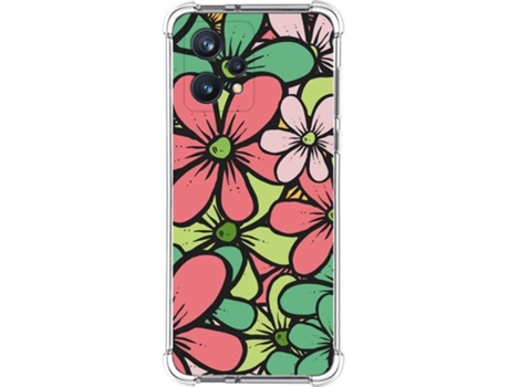 Carcasa Realme 9 Pro Plus 5G TUMUNDOSMARTPHONE Dibujos Antigolpes Flores 02 Multicolor