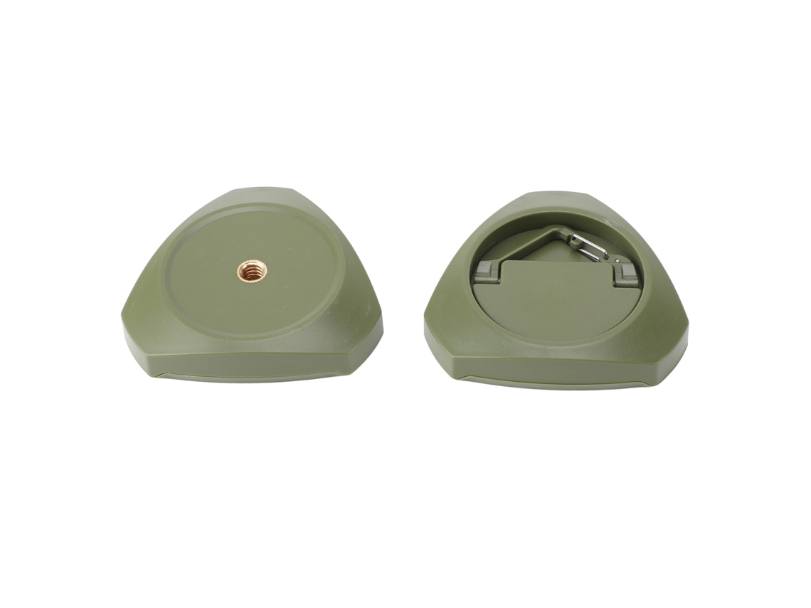 Gancho magnético para acampar, ABS, fuerte succión, para exteriores, picnic, linterna, cuerda verde OD