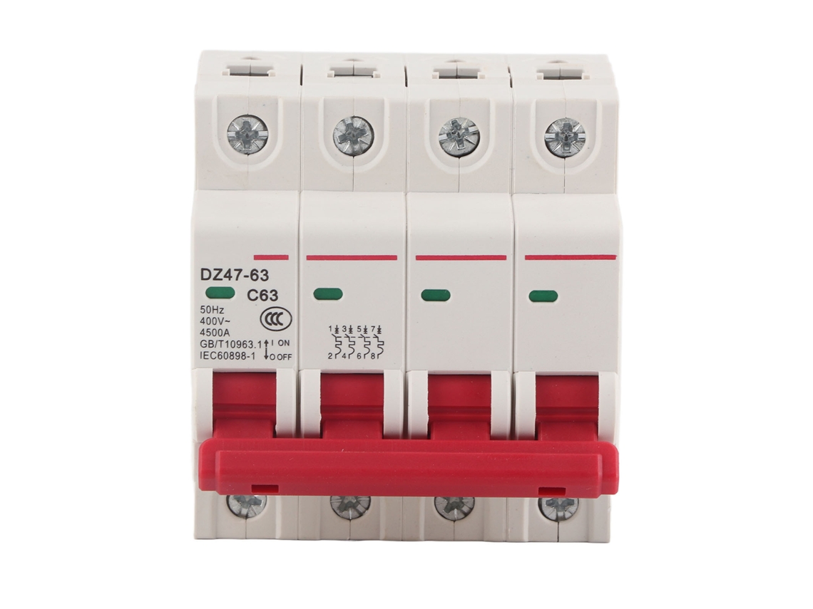 2026-interruptor De Circuito Dz47-63-4p 63a Para Fotovoltaica Protector Dc Interruptor Eléctrico