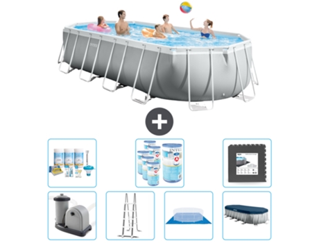 Piscina Tubular INTEX 26798GN-CB43 (18202 L - 305x122cm)