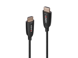 Cable HDMI LINDY OPTIC HYBRID Negro