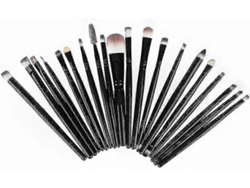 Estuche con 20 brochas de maquillaje Rosewell 2024