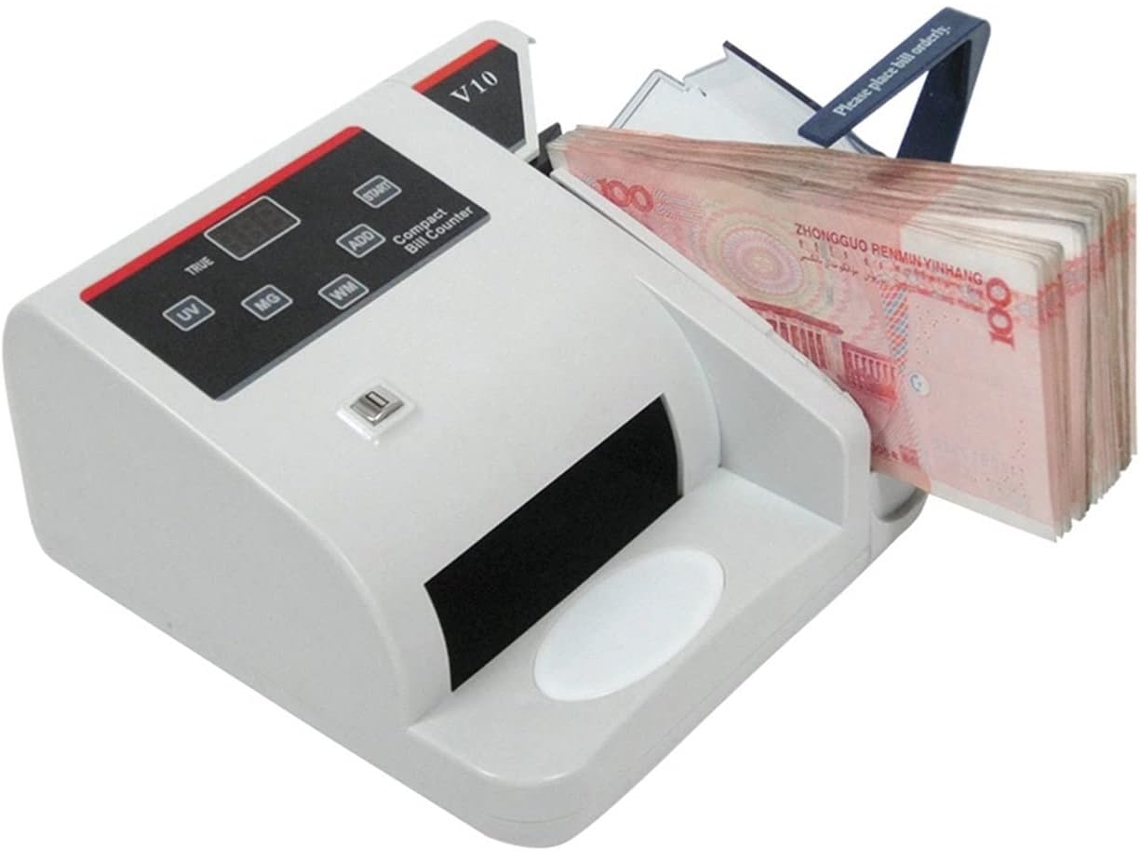 Contador De Billetes Portátil Y Práctico Con Lector De Billetes Uv/mw/mg.