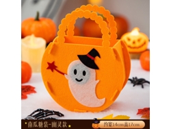 Bolsa de dulces de Halloween, calabaza, bruja, murciélago, fantasma, bolsa de regalo para fiesta infantil, regalos D Viewleaf