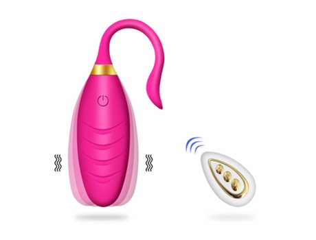 Vibrador de huevo de salto con control remoto inalámbrico para mujer (rojo) ENZONS