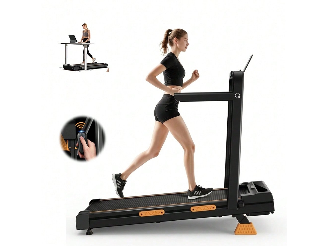 Cinta de correr con inclinación del 16%, motor de 2,5 CV, para uso en oficina en casa, capacidad de carga de 150 kg UMAY | UMAY