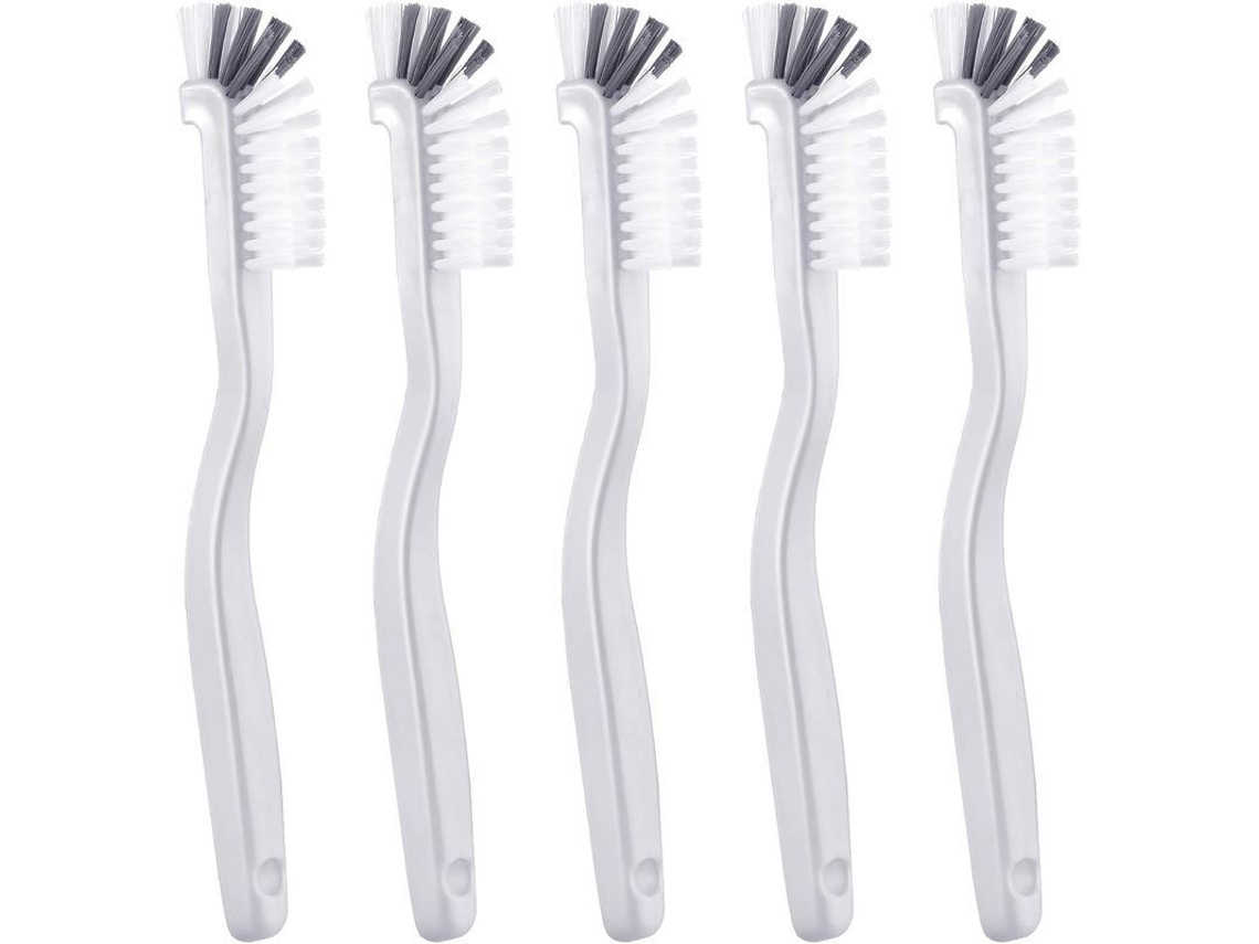 5 Cepillos De Limpieza Para Cocina Y Baño, Cepillo De Limpieza Profunda Con Ángulo De 90° Para Platos, Sartenes Y Ejes.
