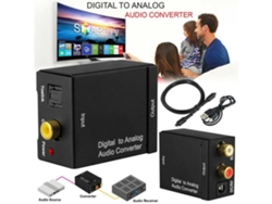 Adaptador De Audio Spdif A Rca, Ideal Para Tvs Y Sistemas De Sonido Domésticos.