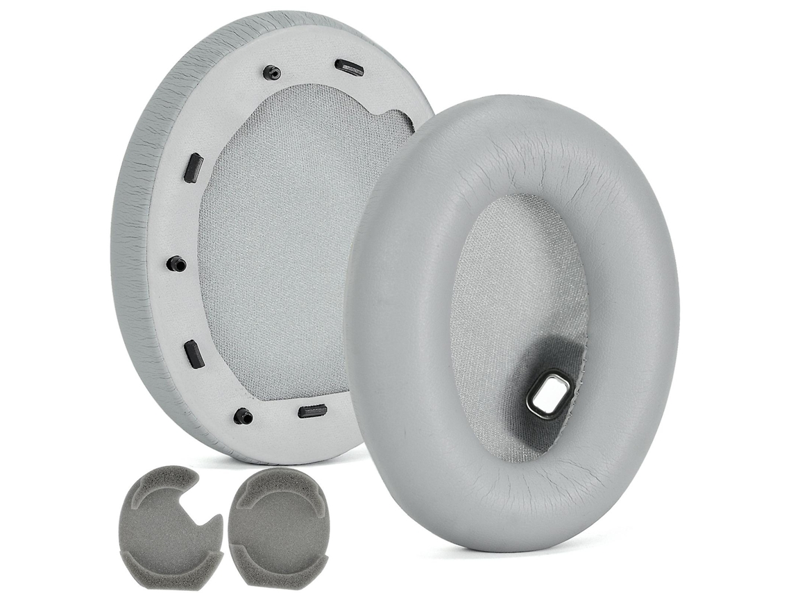 Almohadillas de espuma viscoelástica de cuero sintético suave con proteínas, repuesto para auriculares Sony WH-1000XM4
