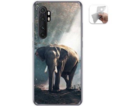 Carcasa Xiaomi Mi Note 10 Lite TUMUNDOSMARTPHONE Elefante Multicolor