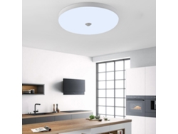 Luminaria empotrada, LED brillante, detección omnidireccional de 360°, tecnología infrarroja recargable, sensor de movimiento para dormitorios y salas de estar.