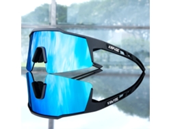 Gafas de ciclismo MDUG con lentes de polímero negro y protección UV400, montura TR 90