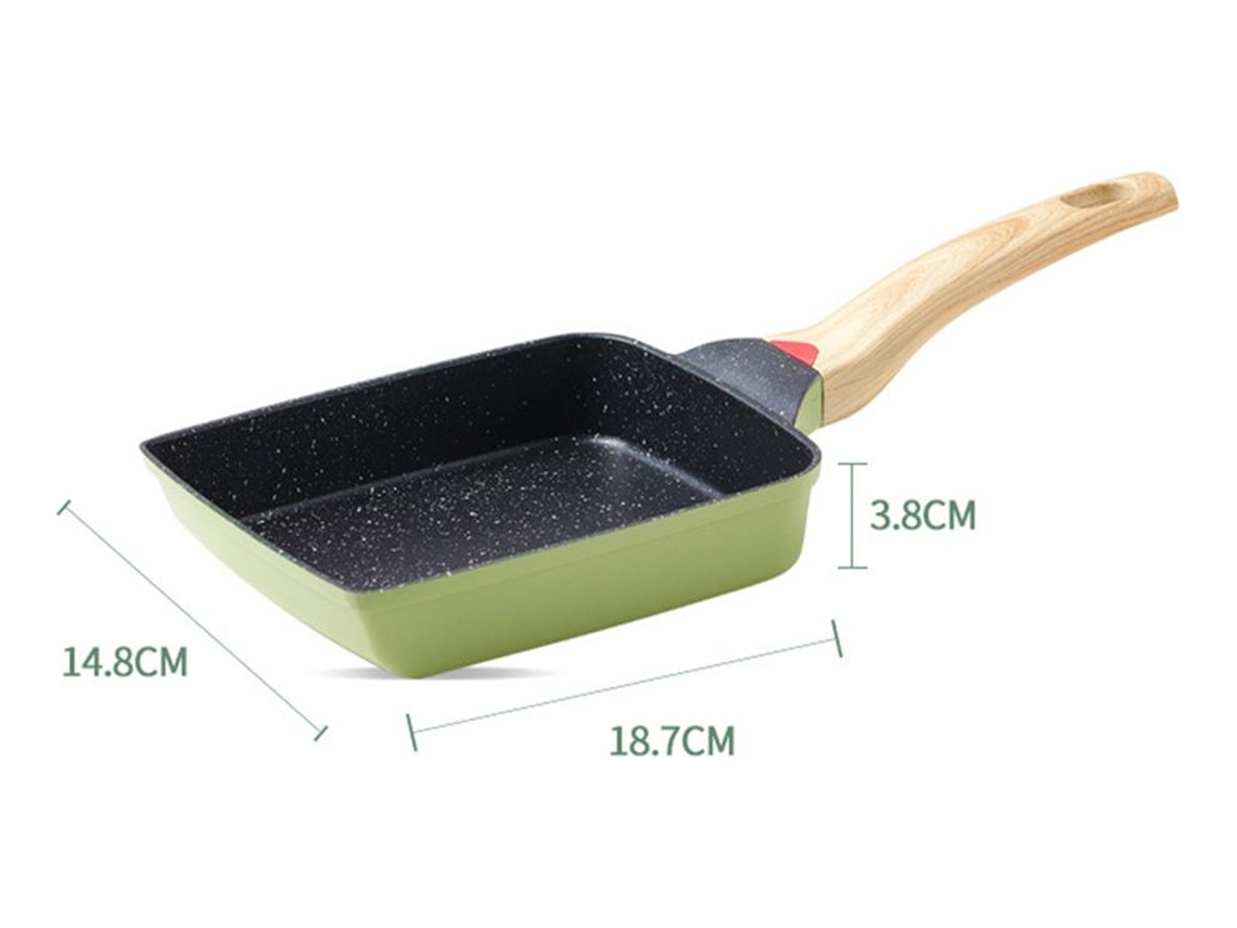 Tortilla japonesa con revestimiento verde