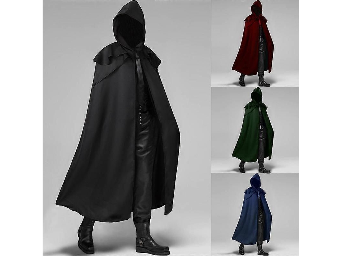 Disfraz De Monje Medieval, Capa De Mago Para Halloween, Cosplay, Carnaval, Fiesta, Adultos