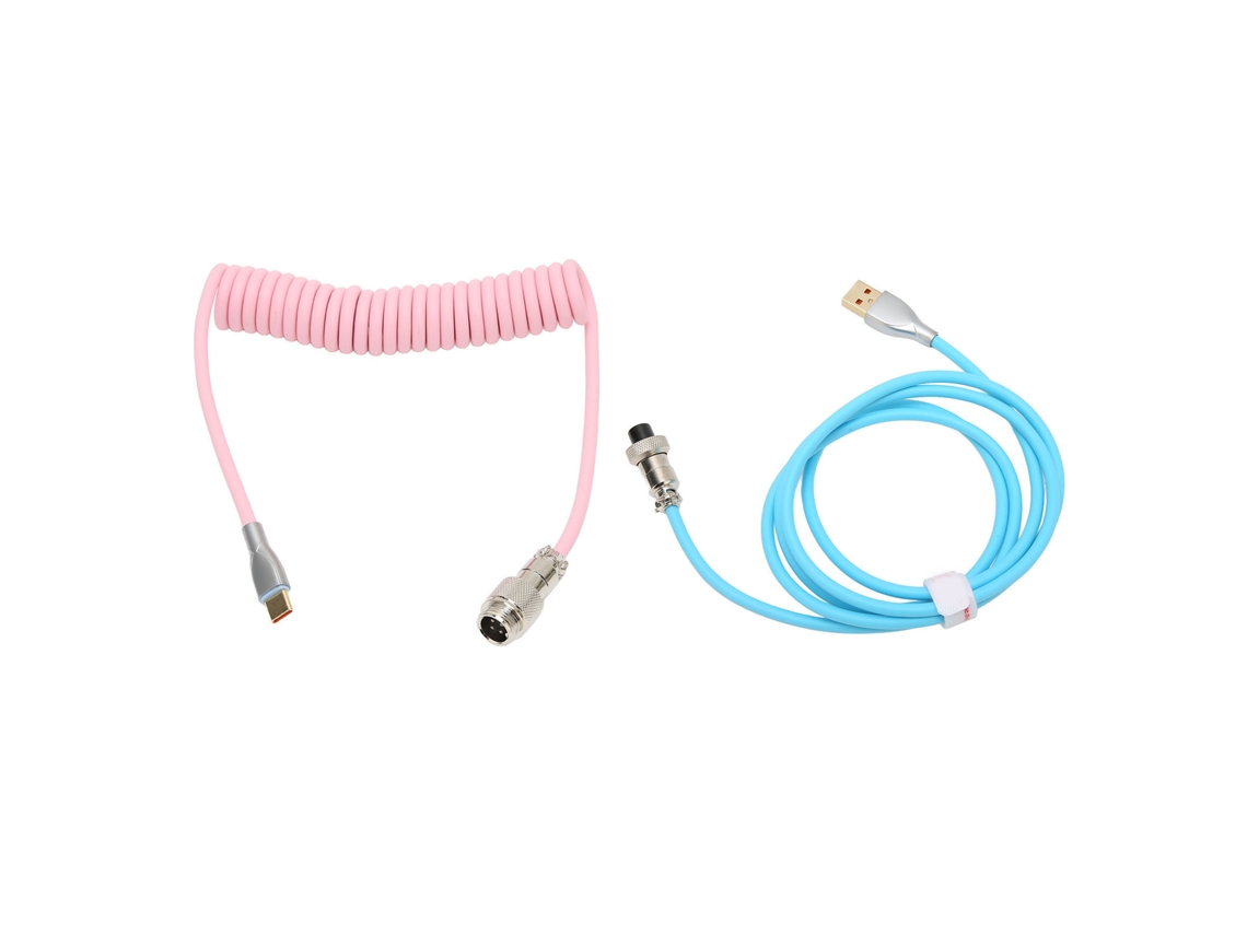 Cable De Teclado Mecánico (desmontable Enrollado De Type-c A Usb)