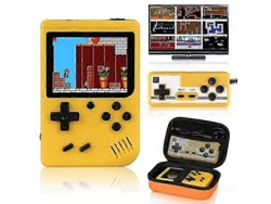 Mini Consola De Videojuegos Retro Portátil Con 400 Juegos Integrados, 8 Bits, 3 Pulgadas Y Mando