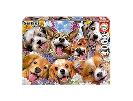 Puzzle 1000P Selfie de Perritos EDUCA