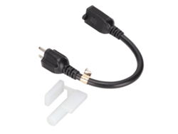 Cable De Extensión Nema 5-20p A 5-20r, 12awg, 20a, 0,32 M/1,0 Pies, Resistente A La Tracción Y Retardante De Llama.