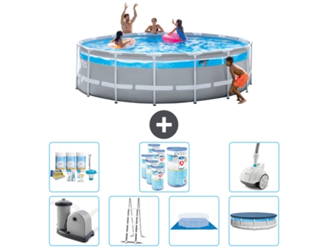 Piscina Tubular INTEX 26730GN-CB45 (19156 L - 488x122cm)