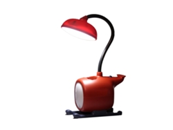 2026-lámpara De Escritorio Led Infantil Con Forma De Avión Cute Recargable Plegable Luz Para Cuidado De Ojos Rojo