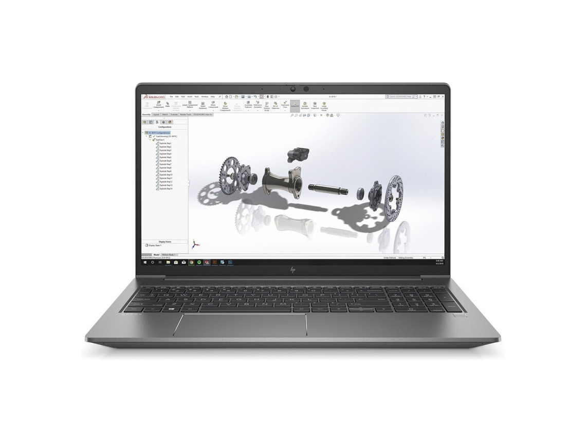 Portátil Hp Zbook Power G8 I7-11850h, 16gb, 512gb, 15.6"fhd, 16gb, 512gb, 15.6"fhd, Portugués, Nvidia T1200 Gpu (reacondicionado Señales De Uso)