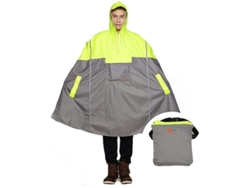 Chaqueta de ciclismo ligera e impermeable 2026 con capucha ajustable, reflectante, transpirable, color amarillo fluorescente.