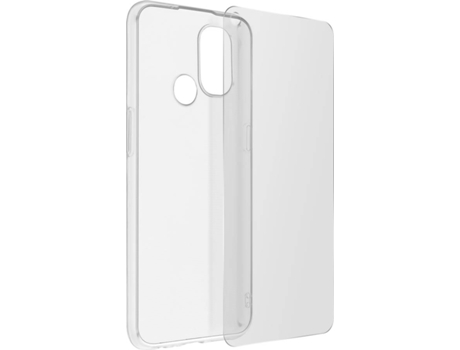 Carcasa y Protector Cristal OnePlus Nord N100 AVIZAR Silicone Cristal templado 9H Transparente