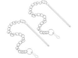 Repuestos Para Sombrilla De Patio De Hierro Galvanizado Plateado, Kit